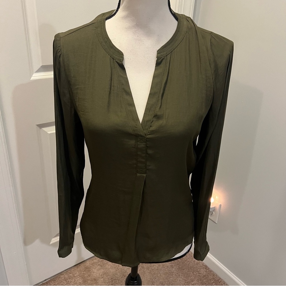 Olive Green Women's Top
